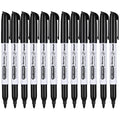 SFAIH  Dry Erase Markers Fine Tip, 12 Pack, 1-2mm Line, Low Odor | Easily Erases, Non-Toxic Ink, Whiteboard Markers For Office Teams, Teachers, Classrooms, Training Sessions
